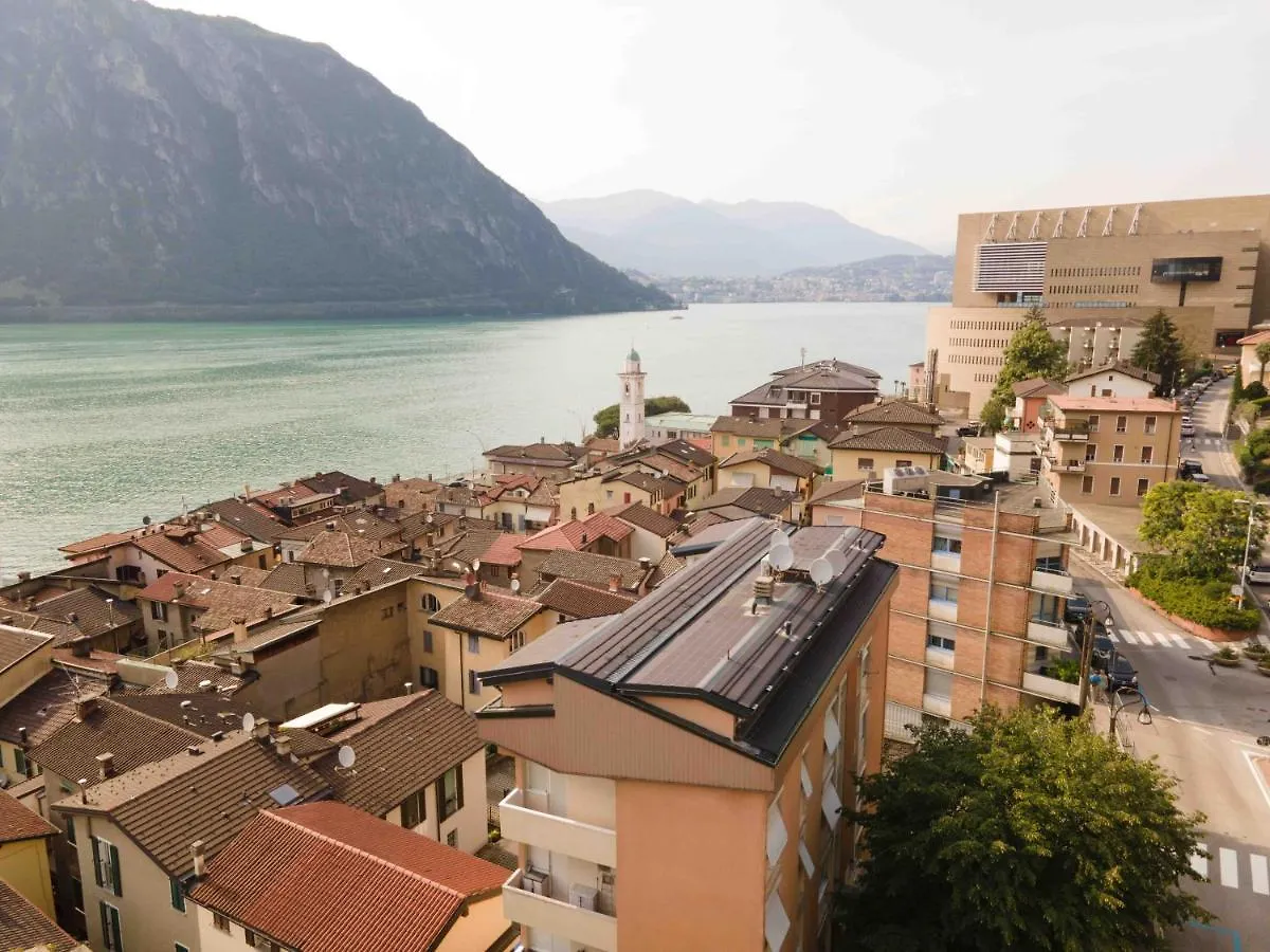 Apartamento Casa Madlen - Bright Attic With Marvelous View Campione dʼItalia