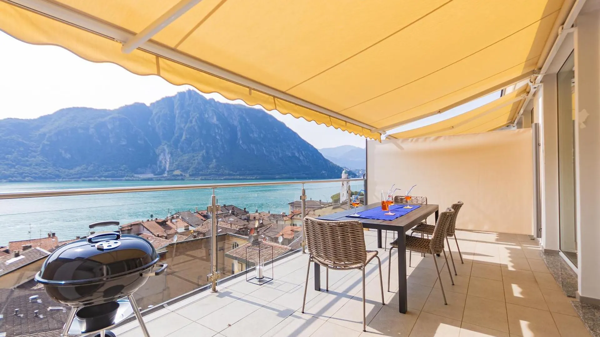 Apartamento Casa Madlen - Bright Attic With Marvelous View Campione dʼItalia Italia